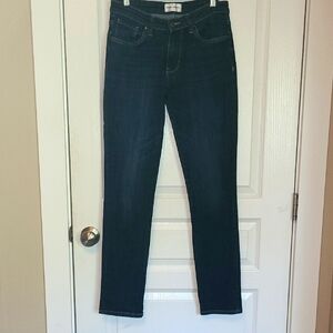 Dish-denim womens 28x32 dark wash straight/narrow jean